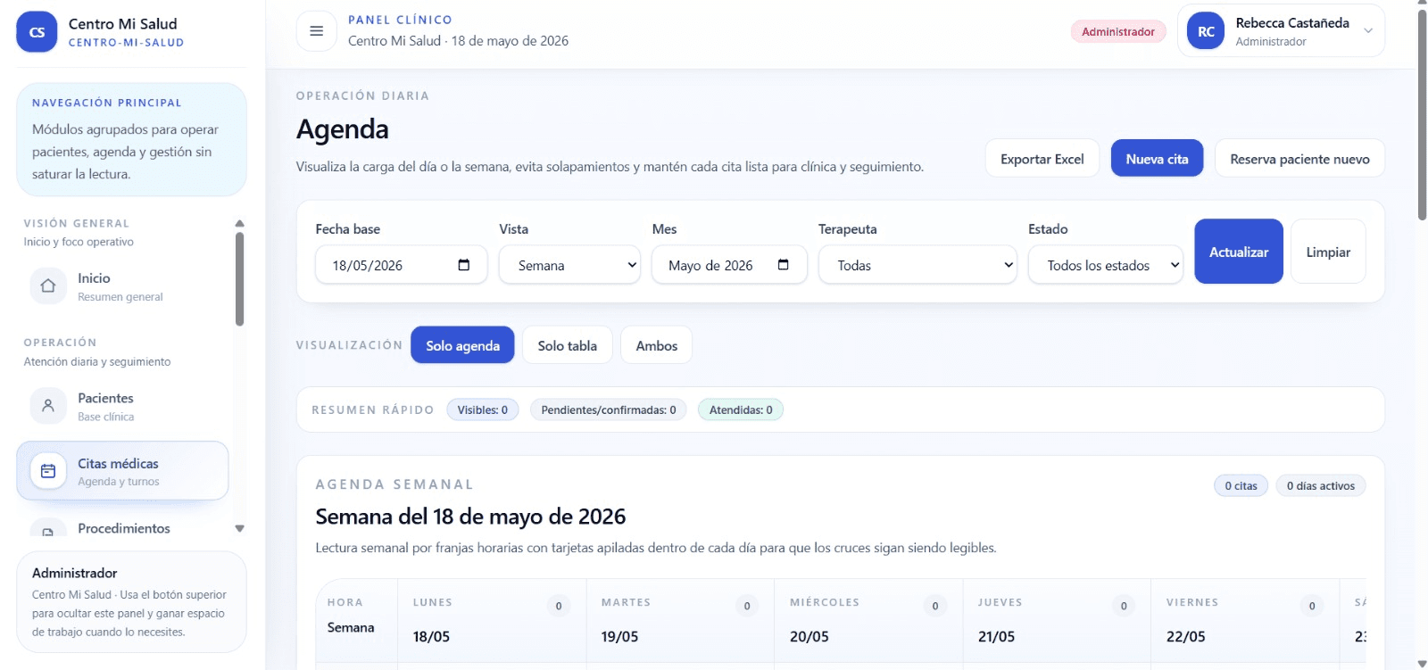 Supasalud sistema de gestión médica
